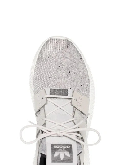 Shop Adidas Originals Prophere Grey Lowtop Cotton Sneakers