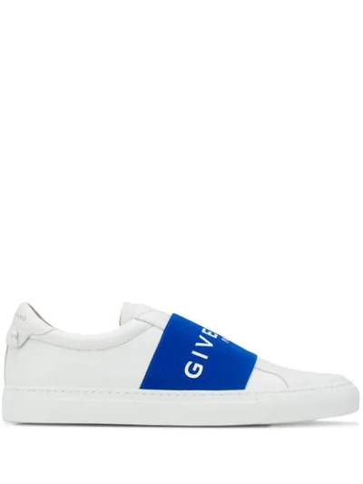 Shop Givenchy Strap Logo Sneakers In White