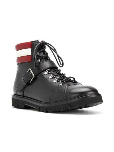 Shop Bally X Swiss Champions Boots  In 0100 Black