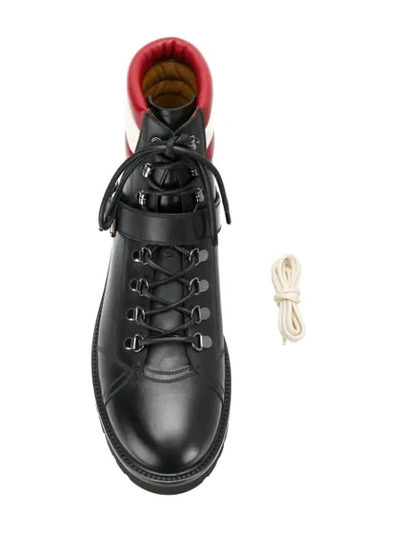 Shop Bally X Swiss Champions Boots  In 0100 Black
