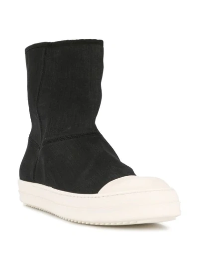 Shop Rick Owens Drkshdw Ankle Boots In Black