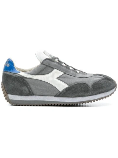 Shop Diadora Colour Block Sneakers In Grey