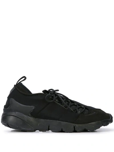 Shop Comme Des Garçons Lace-up Sneakers In Black