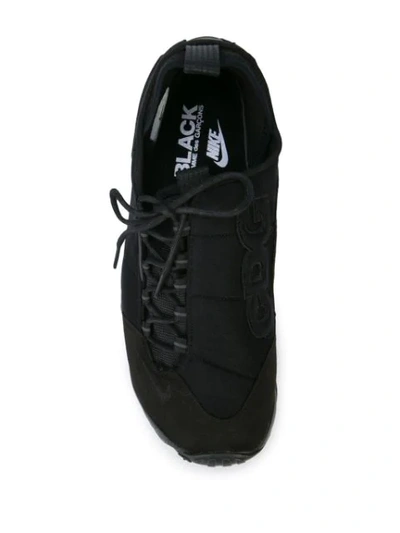 Shop Comme Des Garçons Lace-up Sneakers In Black