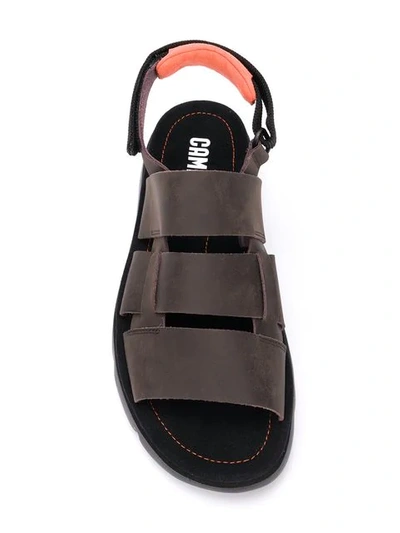 Shop Camper Oruga Sandals In Brown