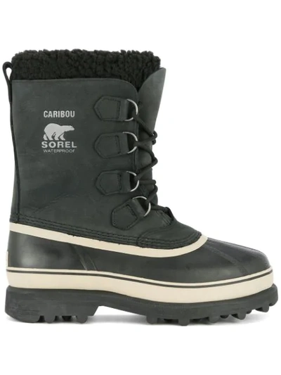 Sorel Cheyanne Ii Shearling-lined Duck Boot In Black