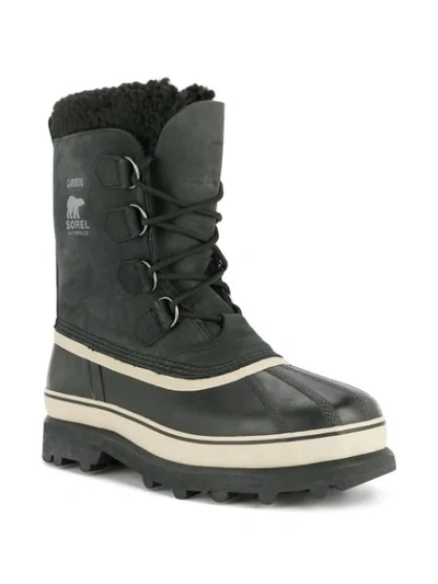 Sorel Cheyanne Ii Shearling-lined Duck Boot In Black