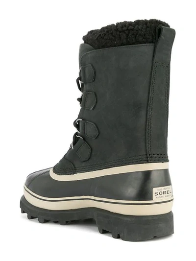 Sorel Cheyanne Ii Shearling-lined Duck Boot In Black
