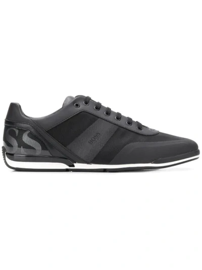 Shop Hugo Boss Logo Low In Black