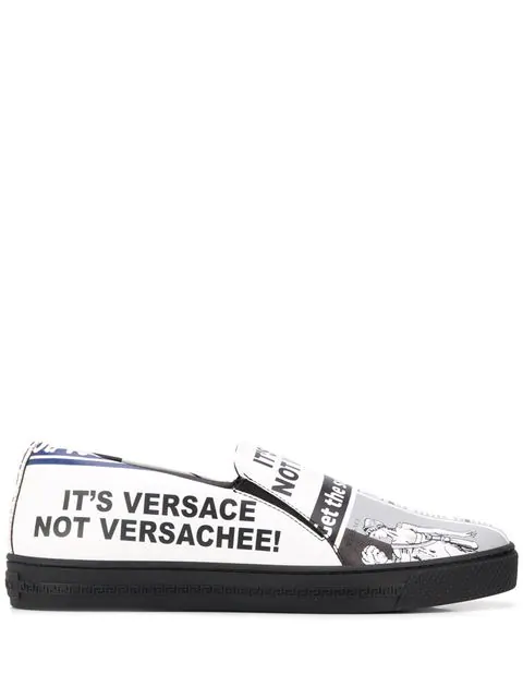 versace slip ons