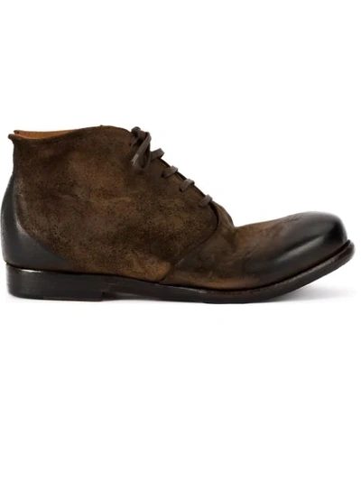 Shop Silvano Sassetti Lace Up Boots - Brown