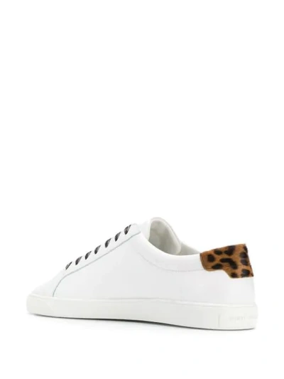 Shop Saint Laurent Andy Sneakers In White