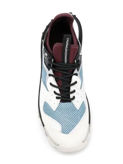 Shop Calvin Klein 205w39nyc Carlos Sneakers - White