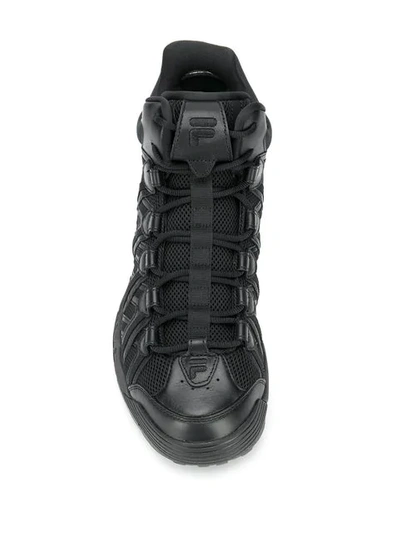 Shop Fila High Top Sneakers In Black