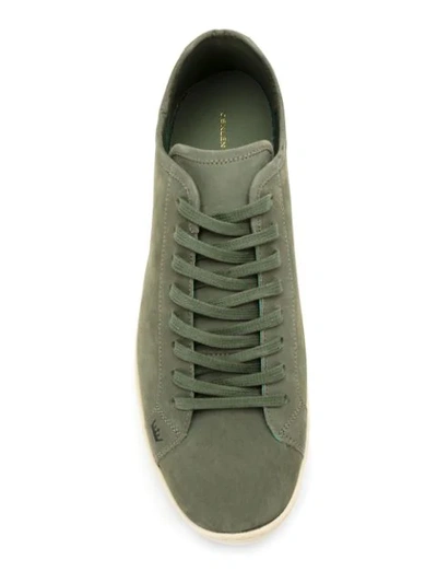 Shop Osklen Panelled Sneakers In Green