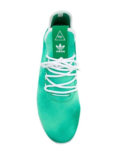 Shop Adidas Originals By Pharrell Williams X Pharrell Williams Hu Nmd Sneakers In Green