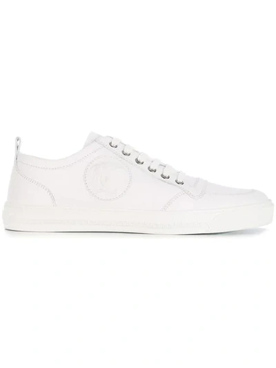 Shop Versace 'medusa' Low In White
