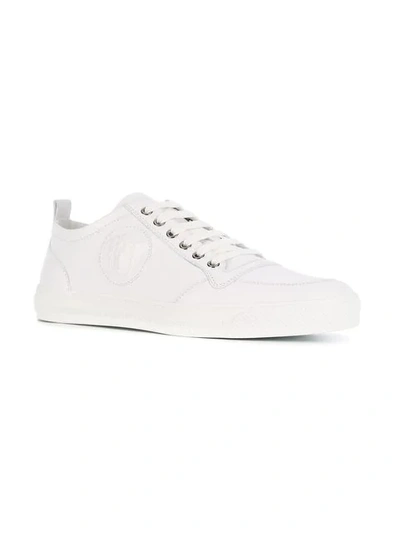 Shop Versace 'medusa' Low In White