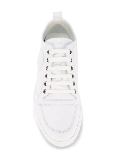 Shop Versace 'medusa' Low In White