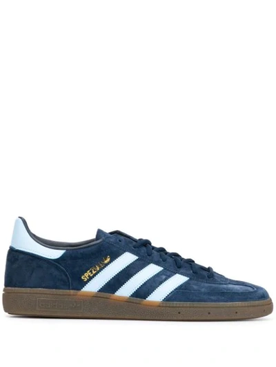 Adidas Originals Handball Spezial Leather-trimmed Suede Sneakers In Blue |  ModeSens
