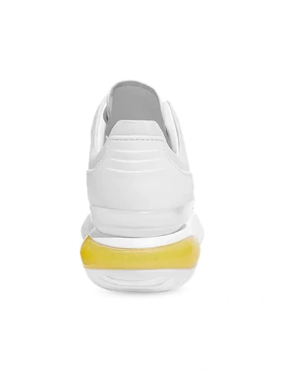 Shop Fendi Chunky Sole Sneakers In White