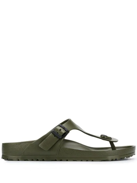 birkenstock rubber flip flops