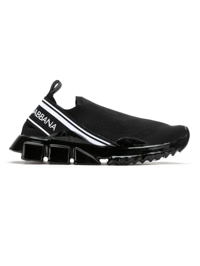 Shop Dolce & Gabbana Sorrento Melt Sneakers In Black