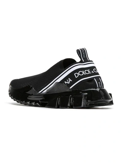 Shop Dolce & Gabbana Sorrento Melt Sneakers In Black