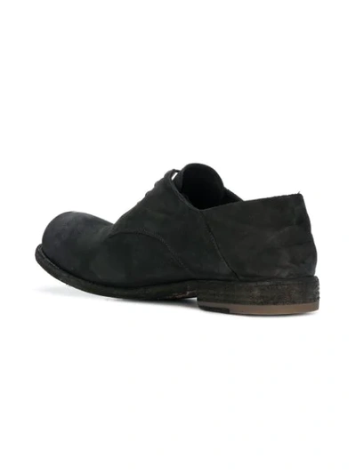 Shop Officine Creative Distressed Derby Shoes - Black