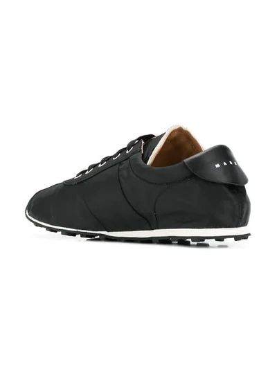 Shop Marni Low-top Sneakers In Black