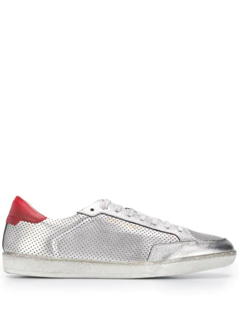 saint laurent court classic leather sneakers
