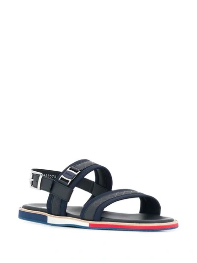 Shop Baldinini Slingback Sandals In Blue