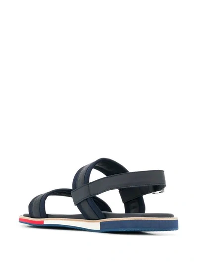 Shop Baldinini Slingback Sandals In Blue