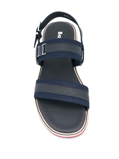 Shop Baldinini Slingback Sandals In Blue