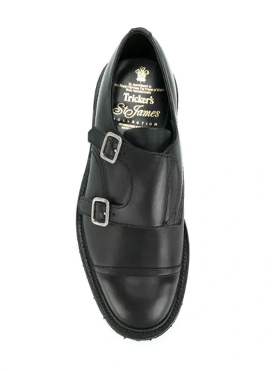 Shop Tricker's Trickers Rufus Monk Shoes - Black