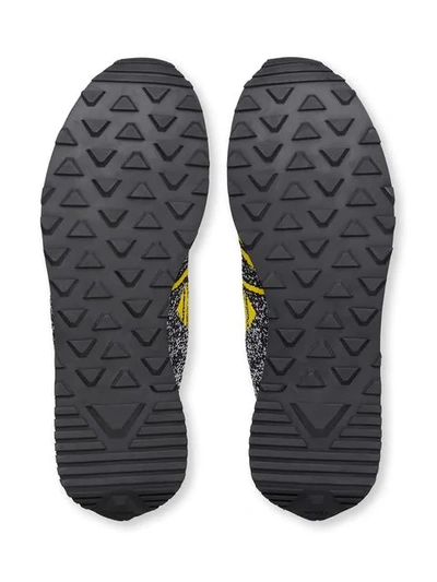Shop Prada Low-top Fabric Sneakers In Yellow