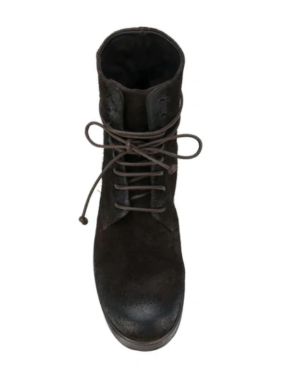 Shop Marsèll Laced Boots In Brown