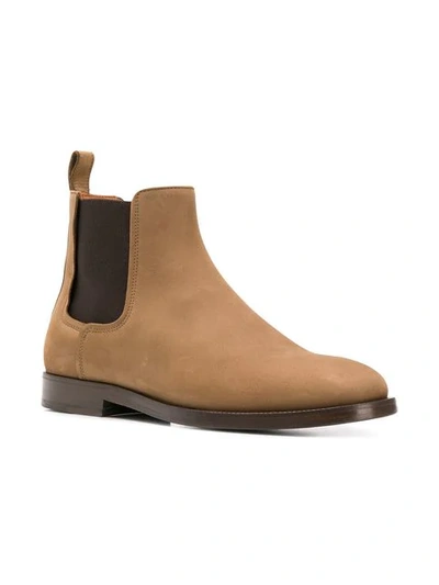 Shop Lanvin Classic Chelsea Boots In Brown