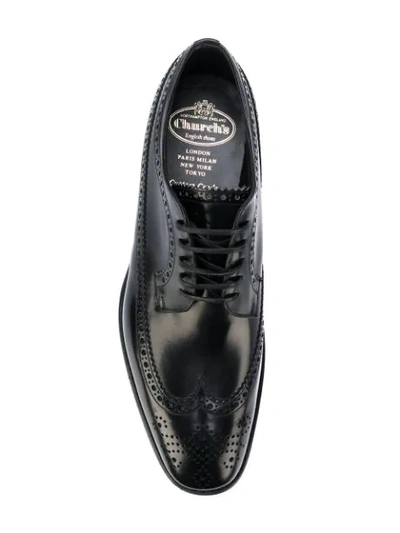 Shop Church's Portmore Derby Shoes In Black