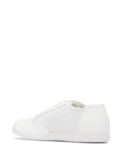 Shop Calvin Klein Mesh Sneakers In White