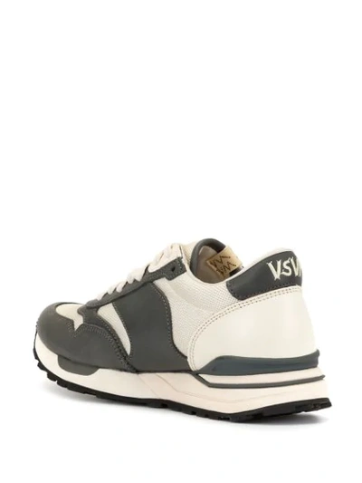 Shop Visvim Colour Block Sneakers In Grey