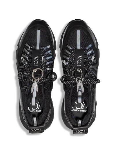 Shop Pierre Hardy Vc1 Sneakers In Black