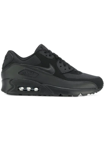 Nike Black Air Mac 90 Ltr Sneakers In Black/black/black | ModeSens