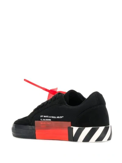 Shop Off-white Arrows-logo Sneakers In Black