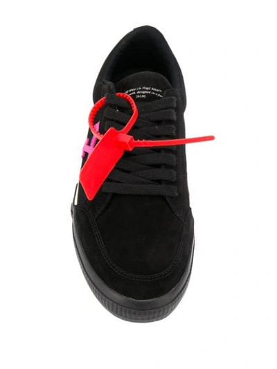 Shop Off-white Arrows-logo Sneakers In Black