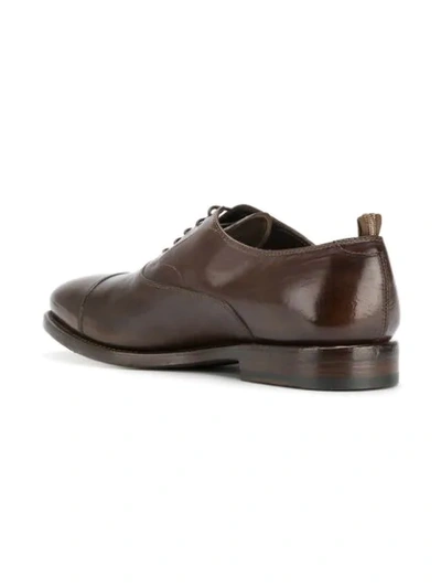 Shop Officine Creative Lace-up Oxford Shoes In Brown