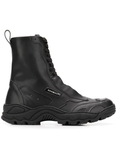 Shop Rombaut Boccaccio Lace-up Boots In Black