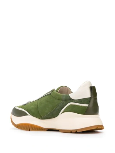 Shop Jimmy Choo Raine Low-top Sneakers In Green
