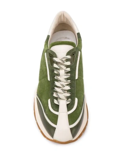 Shop Jimmy Choo Raine Low-top Sneakers In Green