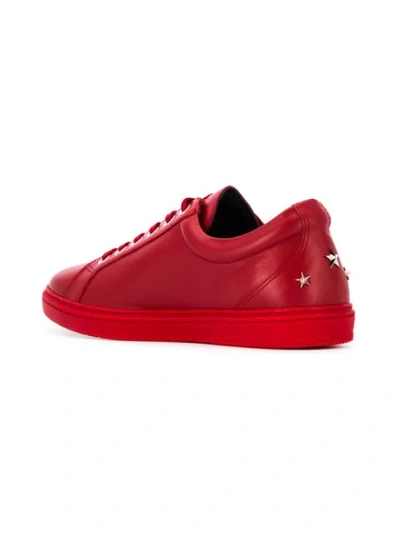 Shop Jimmy Choo Cash Sneakers - Red